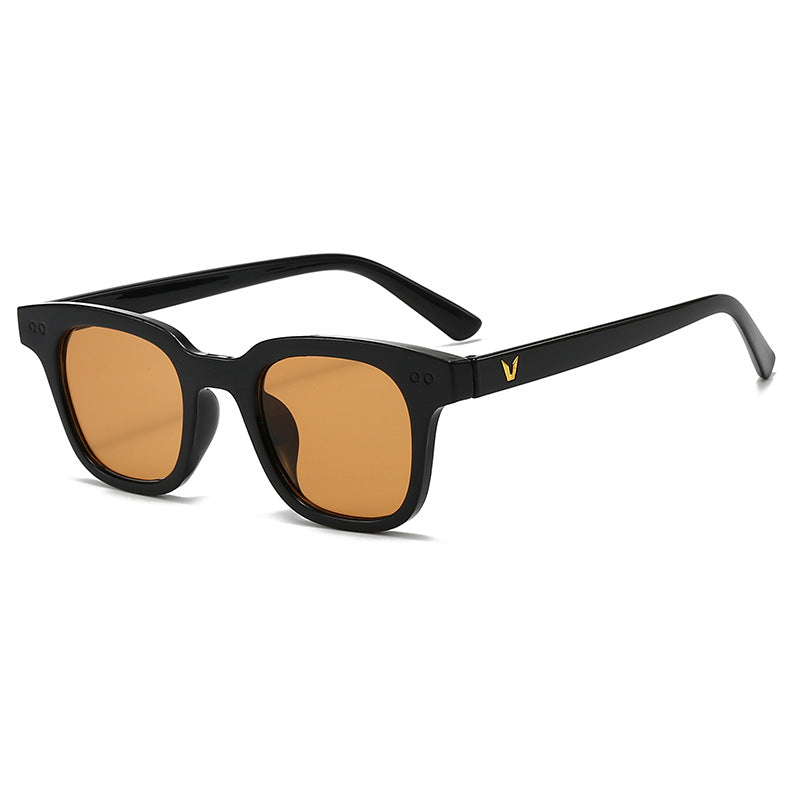 Moderne Quadratische Rahmen Sonnenbrille