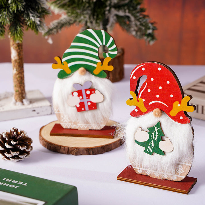 Weihnachtsmann Dekofigur im rustikalen Design Karnz