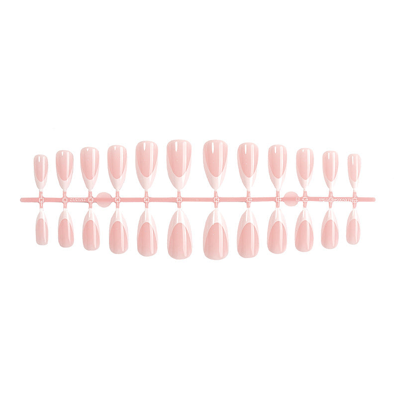 Elegantes Press-On-Nagelset mit natürlichem Finish Karnz