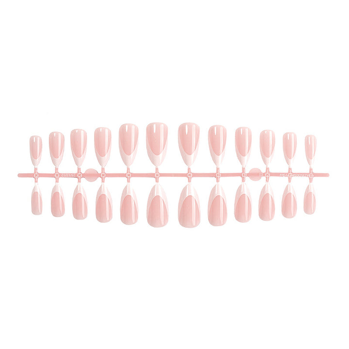 Elegantes Press-On-Nagelset mit natürlichem Finish Karnz