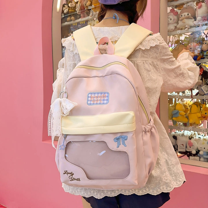Niedlicher Cartoon-verzierter Mini-Rucksack Karnz