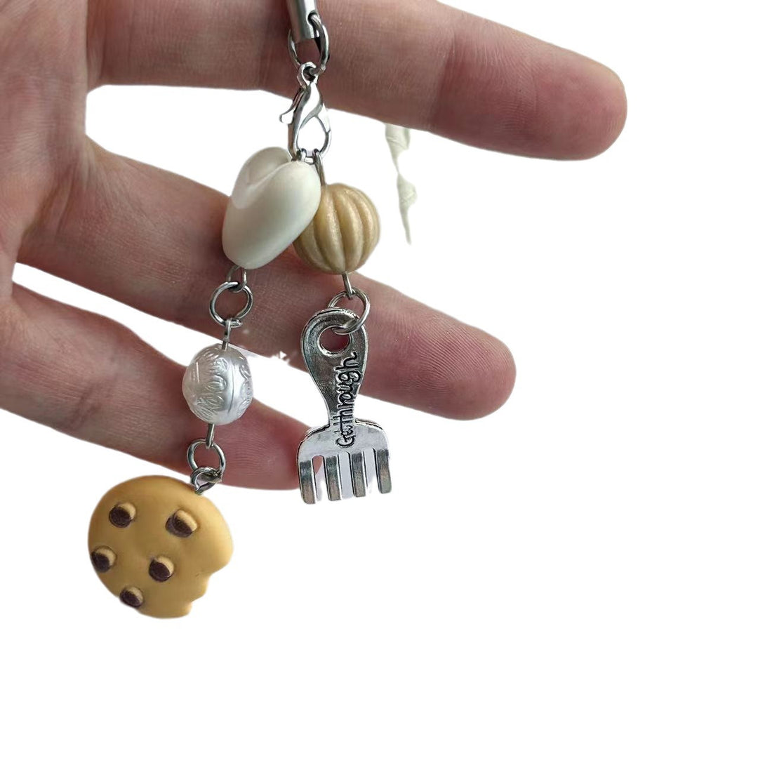 Verspielter food-themed Charm Schlüsselanhänger Karnz