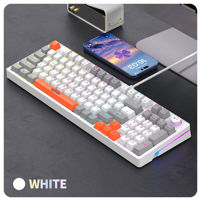 Hintergrundbeleuchtete mechanische Gaming-Tastatur Karnz