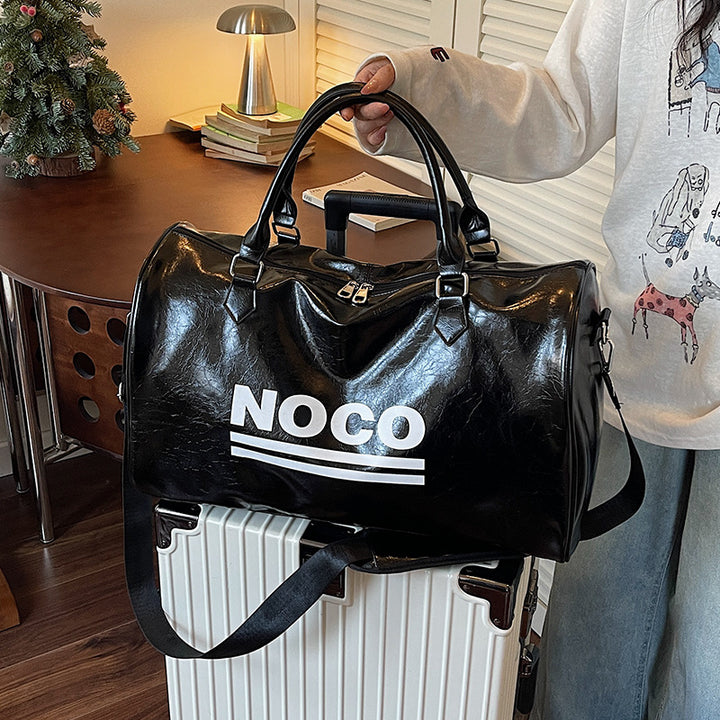 Schlanker Metallischer Reise-Duffel