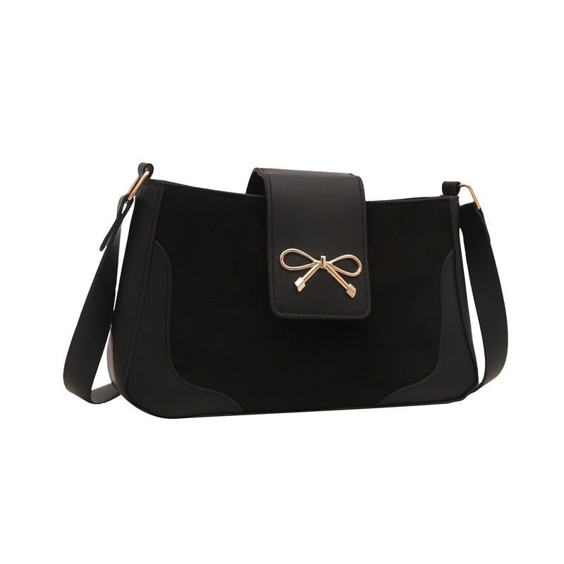 Stylish Faux Suede Handtasche Karnz