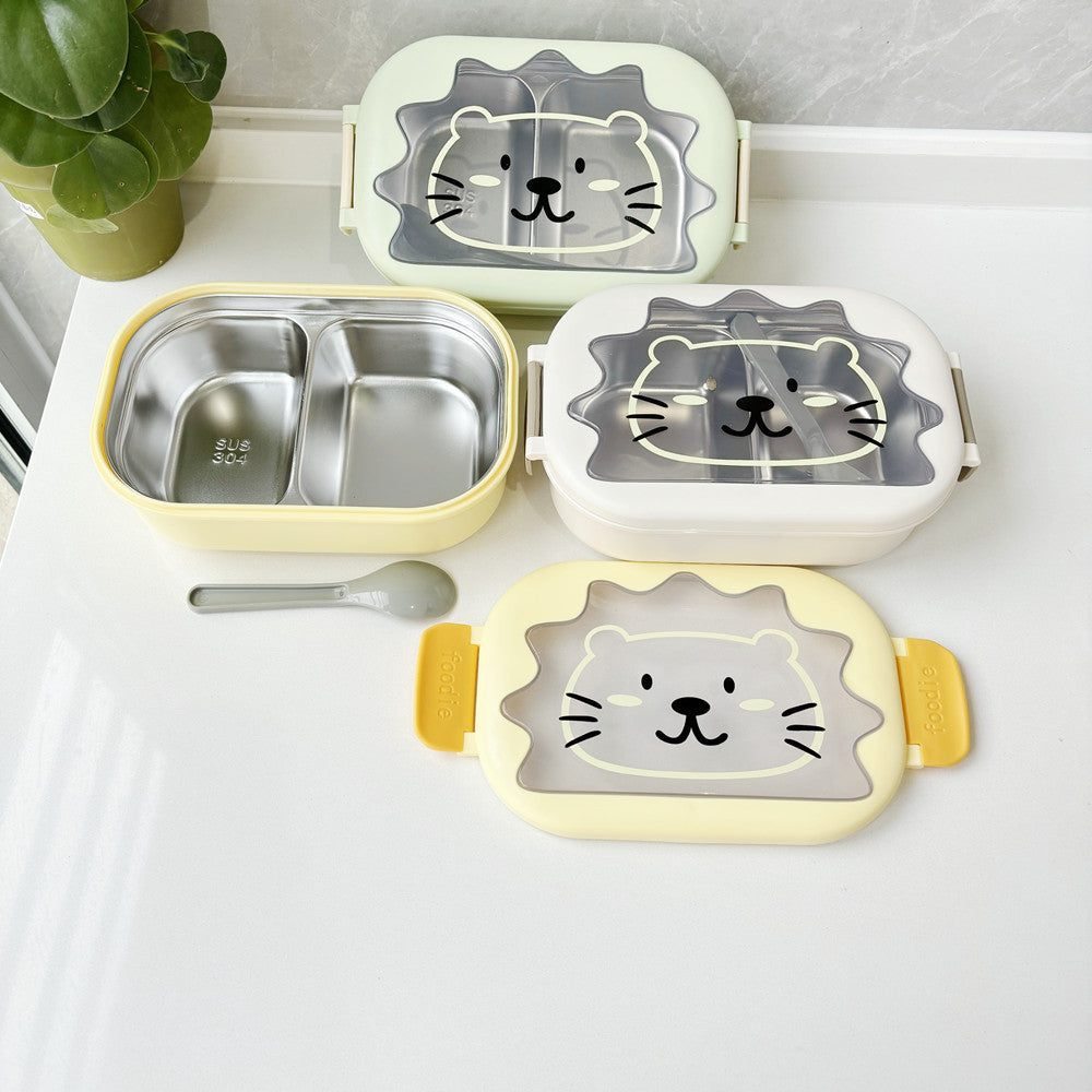 Verspielte Tier-Themen Mittagessen Bento Box