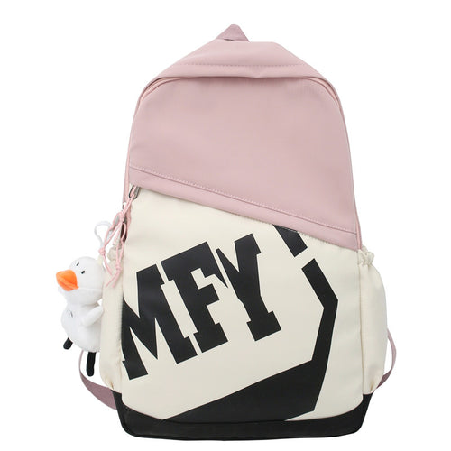 Lässiger Grafikdruck-Rucksack