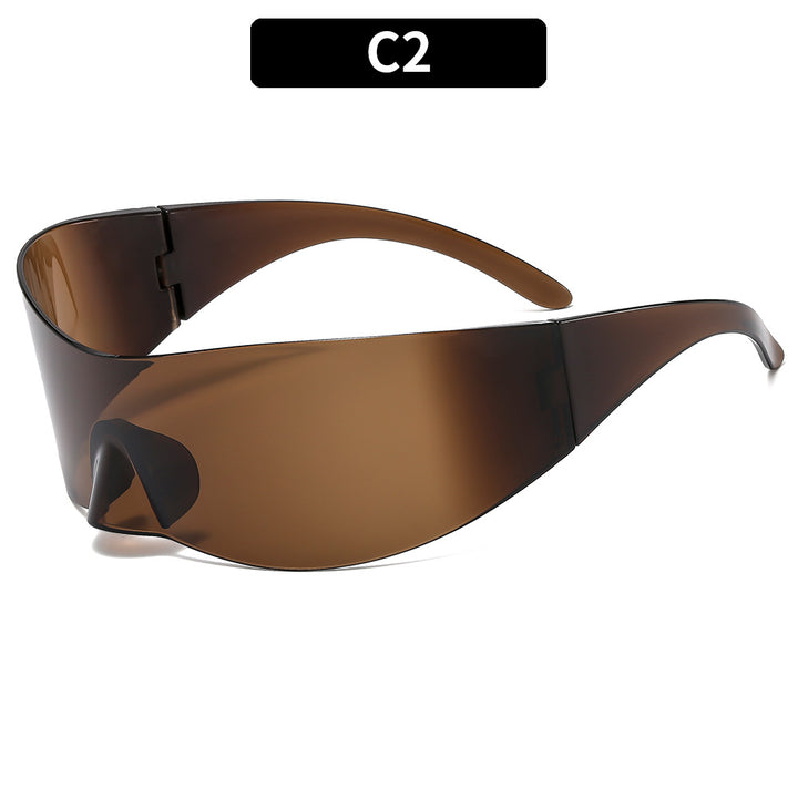 Futuristische Visor Sonnenbrille