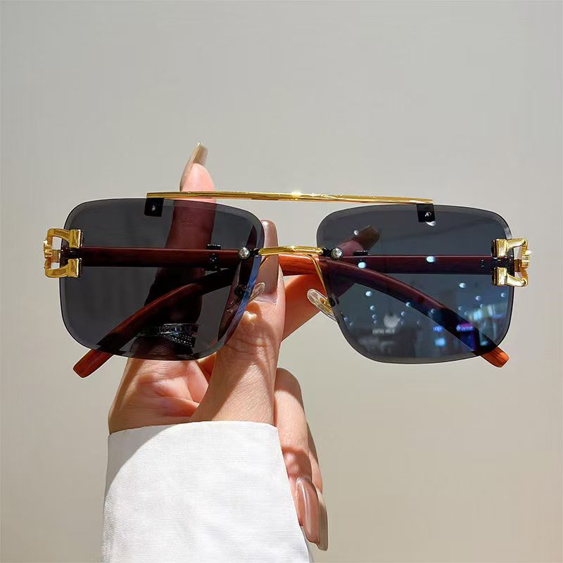 Luxus Übergroße Schild Sonnenbrille