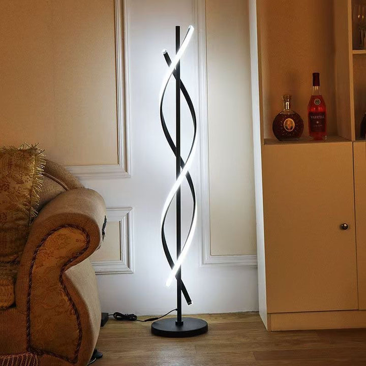 Künstlerische Spiral-Stehlampe