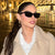 Damen Stylische Sonnenbrille im modischen Quadratdesign Karnz
