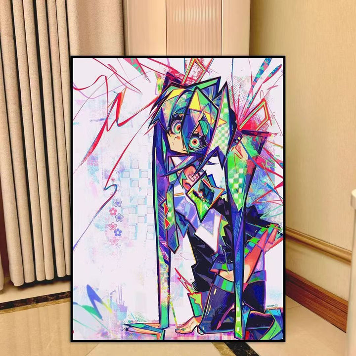 Anime-inspirierte Leinwand Wandkunst Karnz