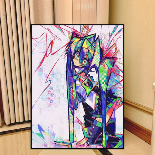 Anime-inspirierte Leinwand Wandkunst Karnz