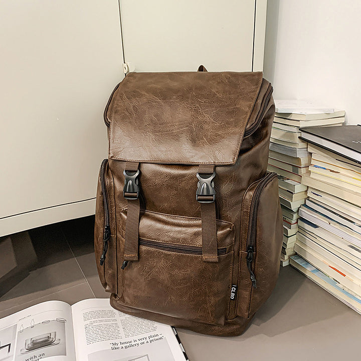 Vintage Leder Laptop Rucksack