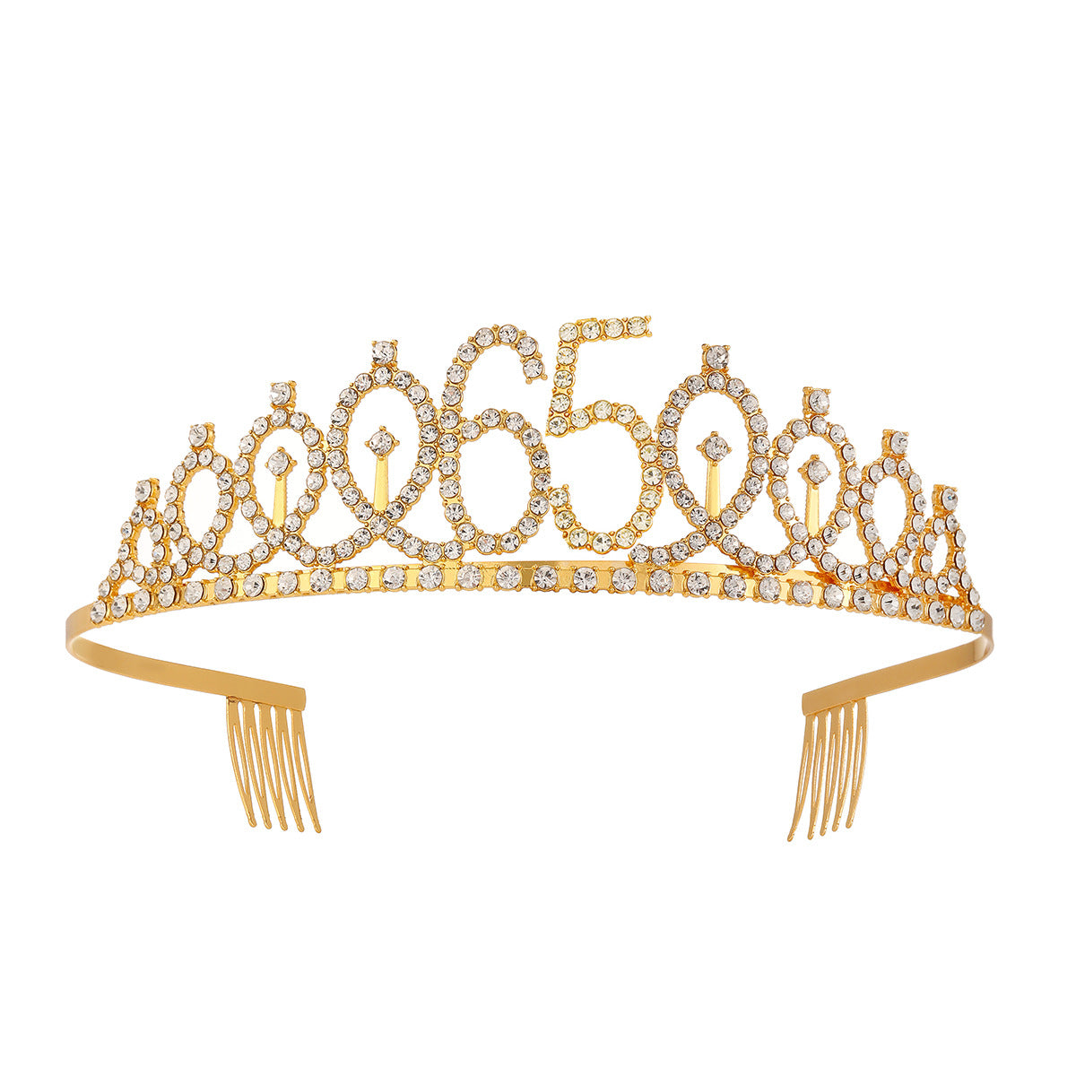 Damen Kristallverzierte Tiara mit elegantem Design Karnz