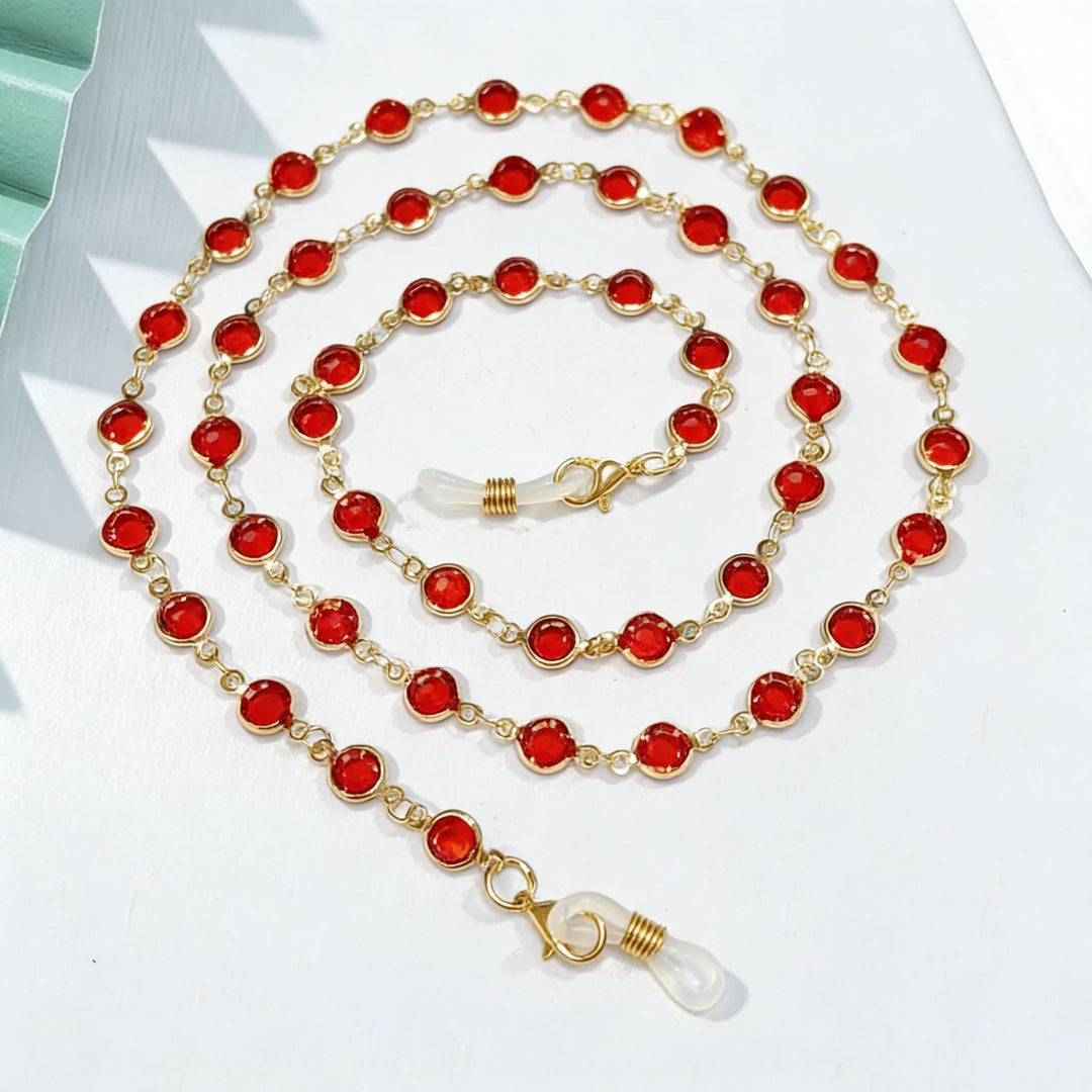 Elegante Perlbrillekette Karnz