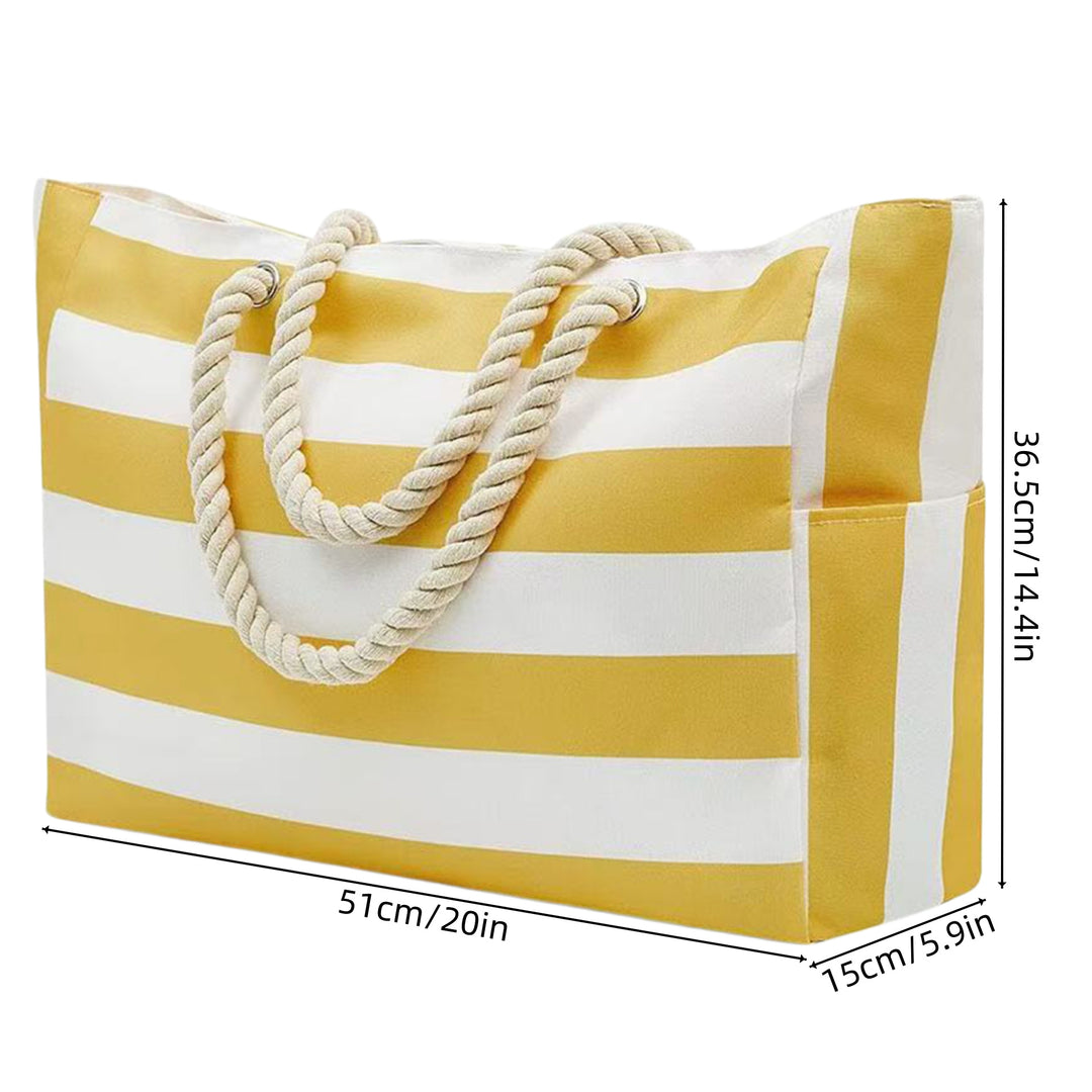 Strandtasche mit Robusten Seilgriffen Karnz