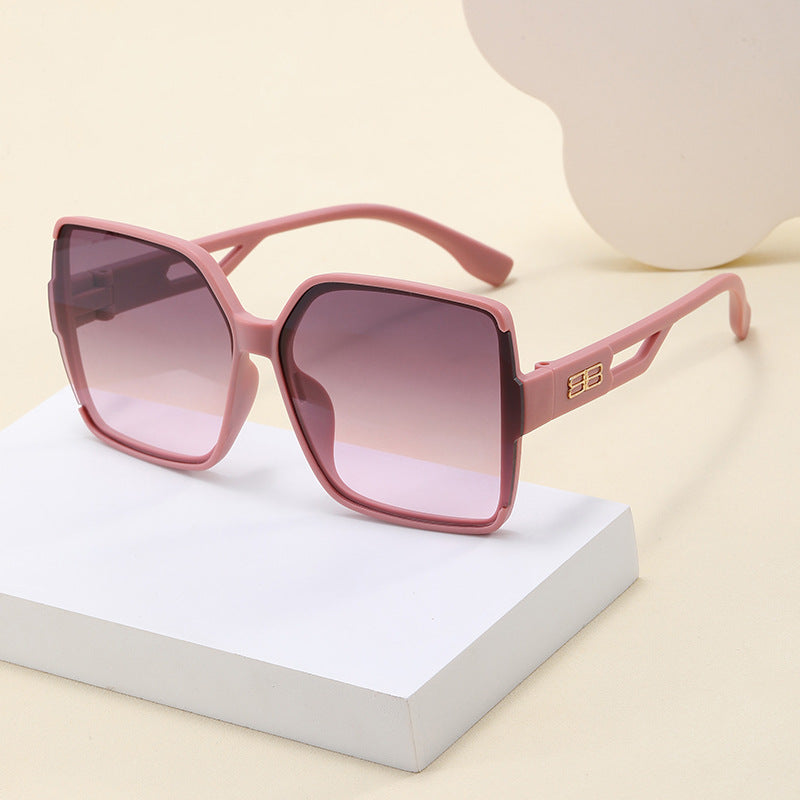 Damen Oversized Sonnenbrille mit markantem eckigem Design Karnz