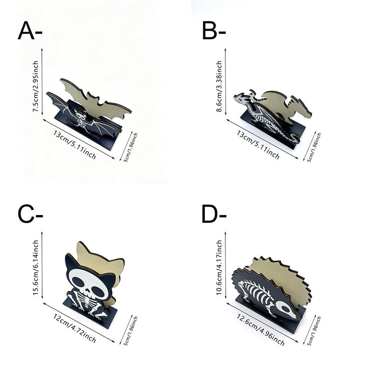 Kreativer Kartenhalter in Fledermausform Karnz