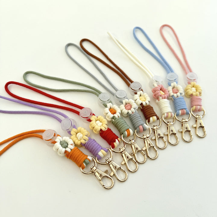 Floral Makramee Schlüsselanhänger Halter Karnz