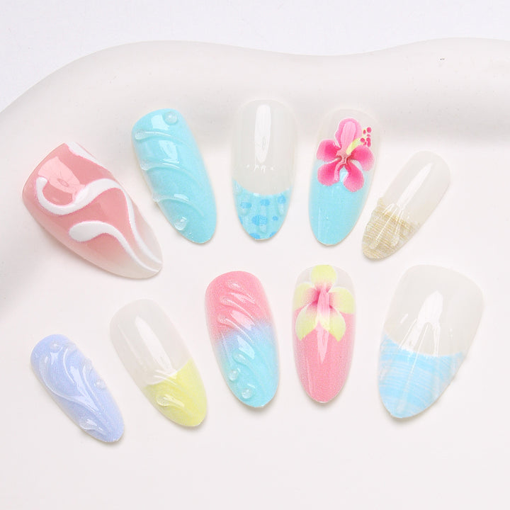 Künstlerischer Nagelspitzen Karnz