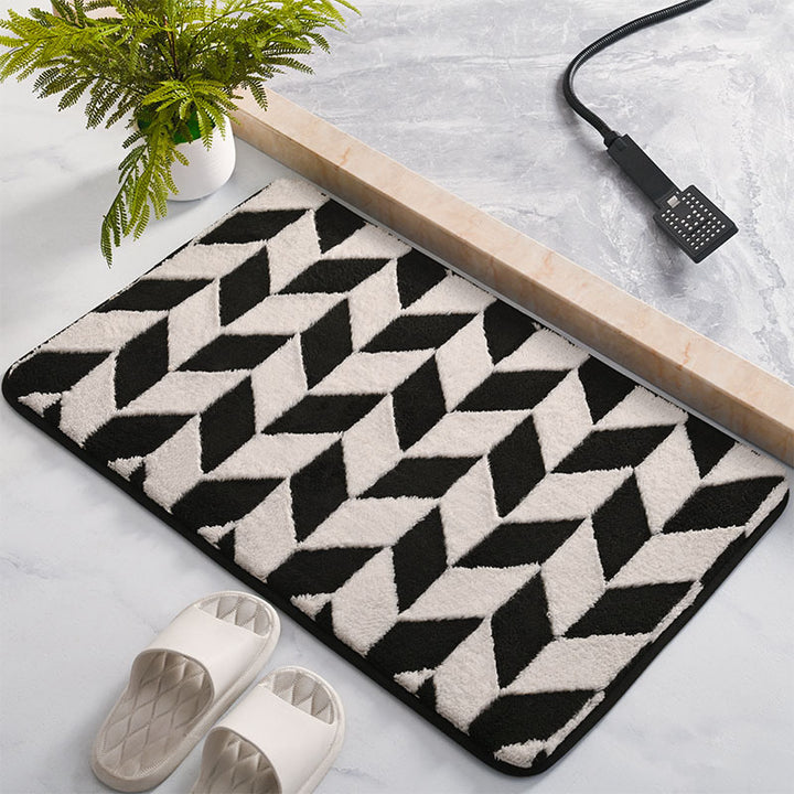 Geometrisches Muster Badmatte