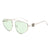 Damen Glamouröse Sonnenbrille mit eleganten Verzierungen Karnz
