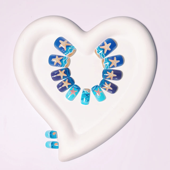 Kunstnageldesign-Set mit Maritimem Motiv Karnz