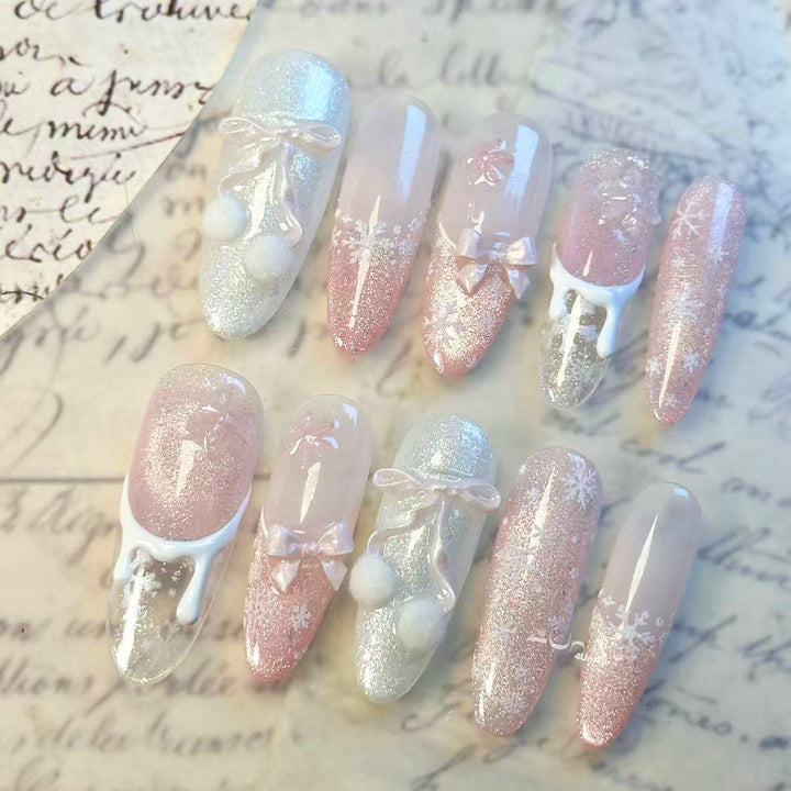 Saisonales Press-On Nail Art Set