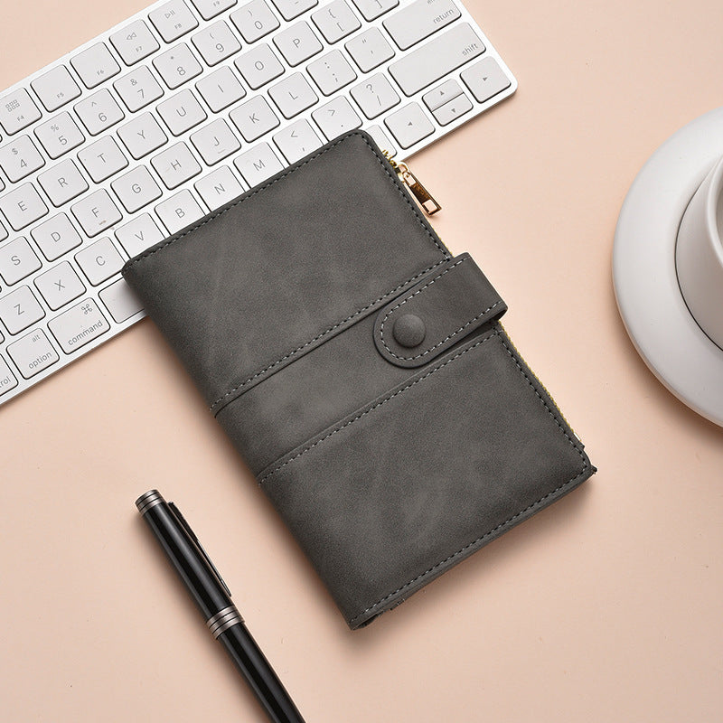 Premium Leder Reißverschluss Journal Organizer Karnz