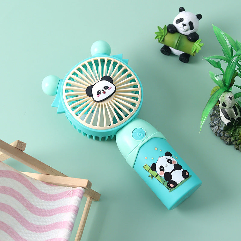 Damen tragbarer Mini-Ventilator mit niedlichem Pandadesign Karnz
