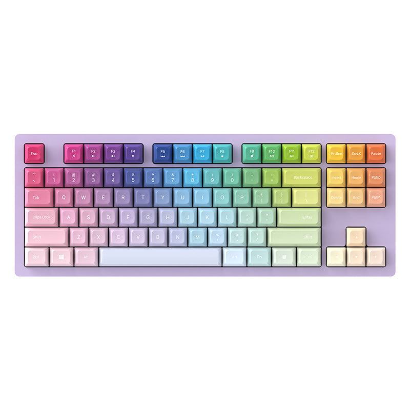 Rgb Gaming-Tastatur mit Mechanischen Tasten und Anpassbarer Hintergrundbeleuchtung Karnz