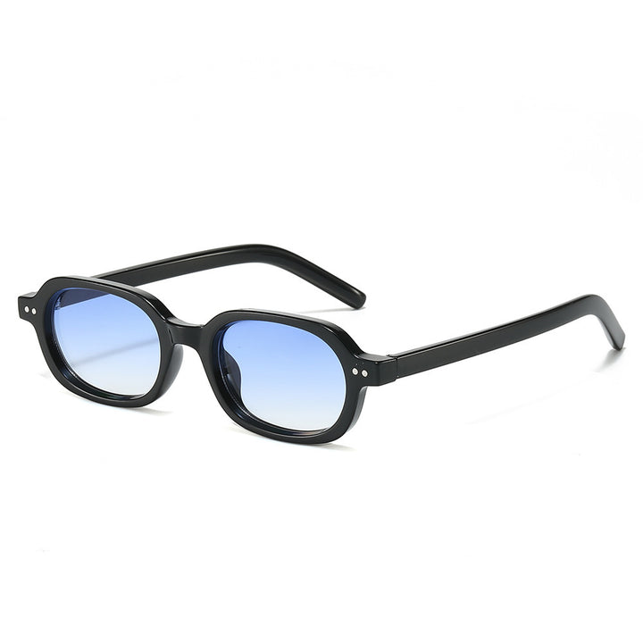 Stilvolle Vintage-inspirierte ovale Sonnenbrille Karnz