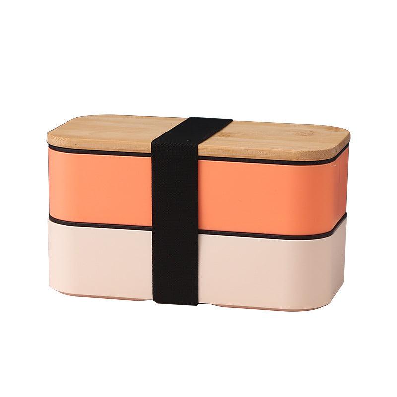Dual-Tiered Bambus Top Lunchbox