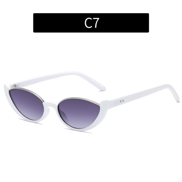 Modische Cat-Eye-Sonnenbrillen mit verlaufenden Gläsern