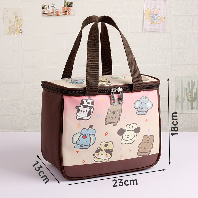 Isolierter Cartoon Lunch Tote Karnz