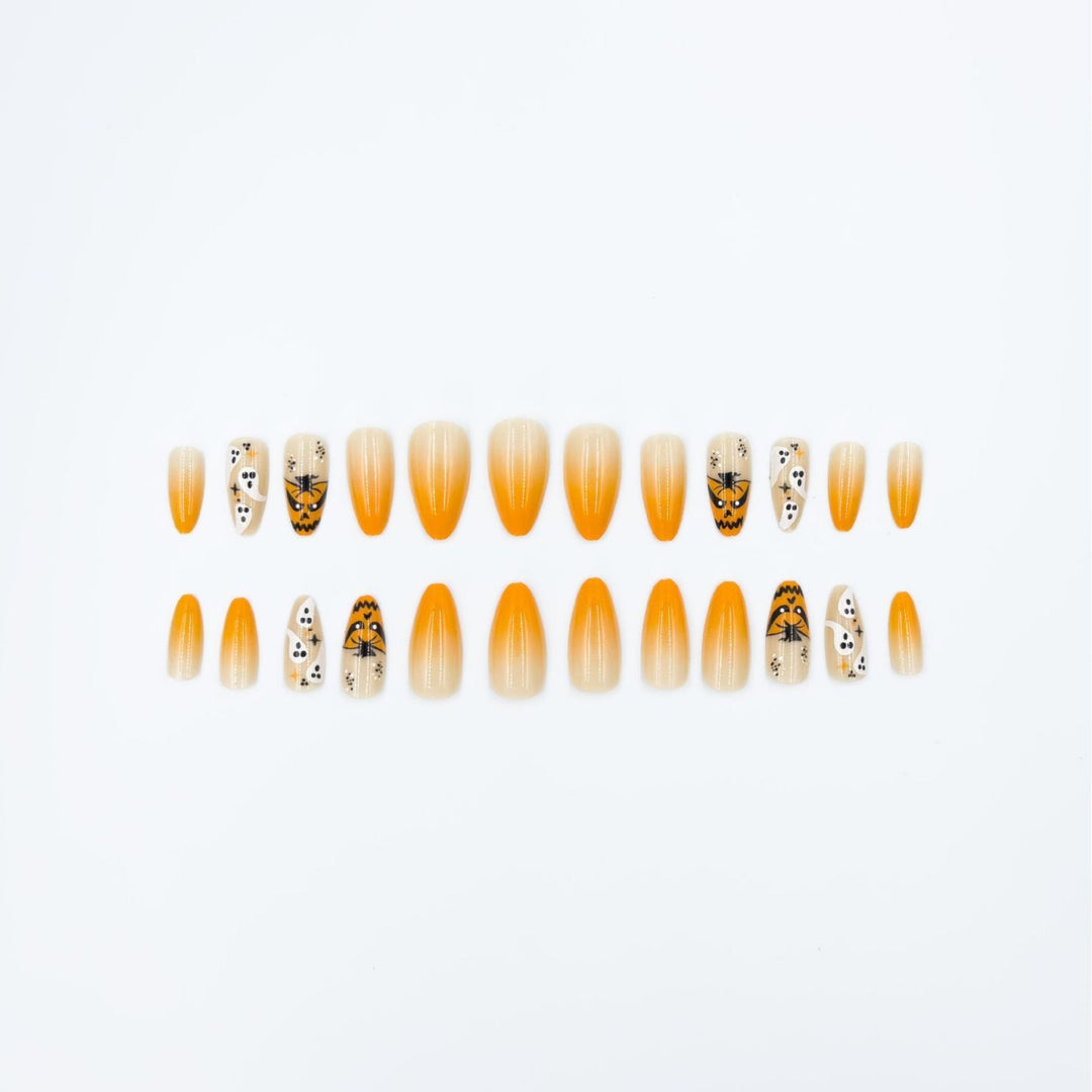 Halloween-Themen Press-On Nagelkunst Set
