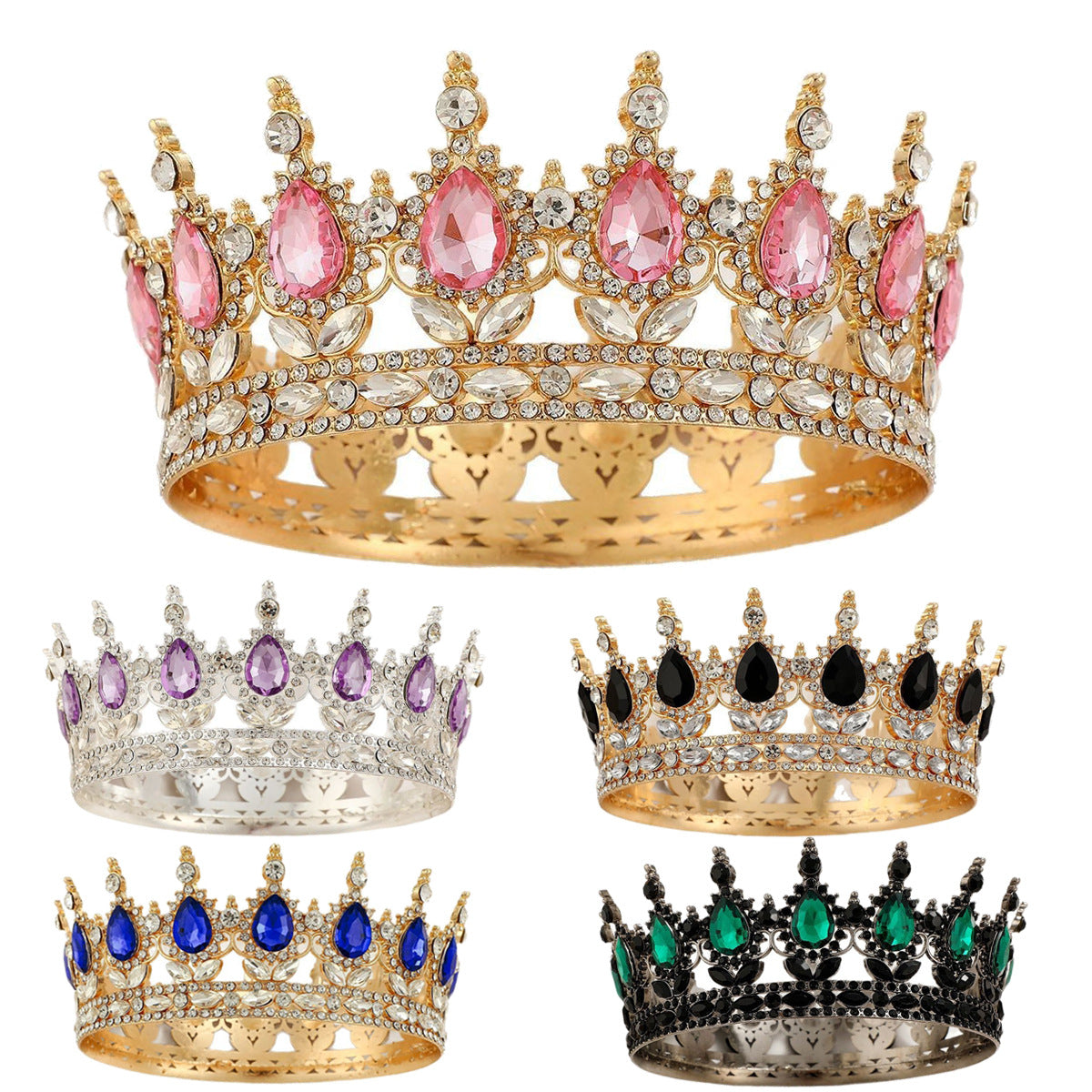 Damen Glamouröse Krone Karnz