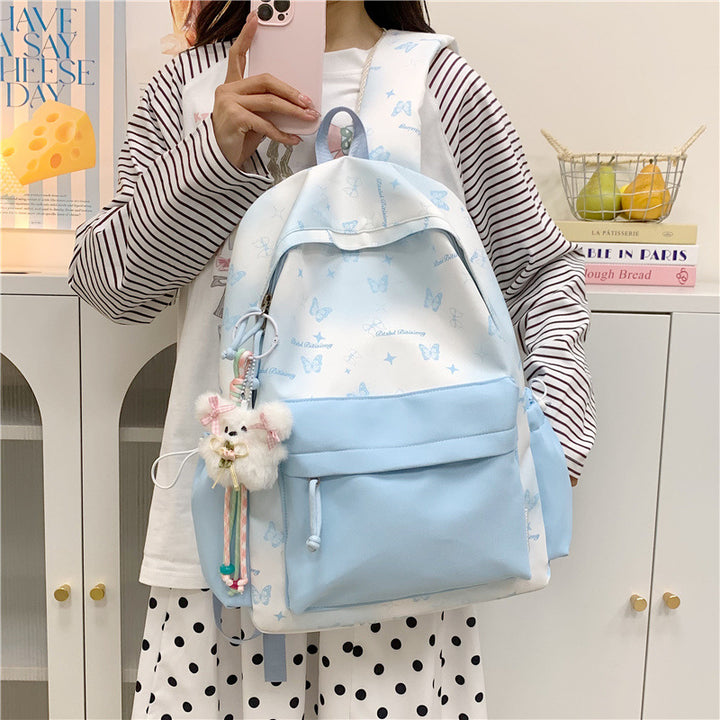 Schmetterlingsdruck Mehrfach-Taschen Rucksack