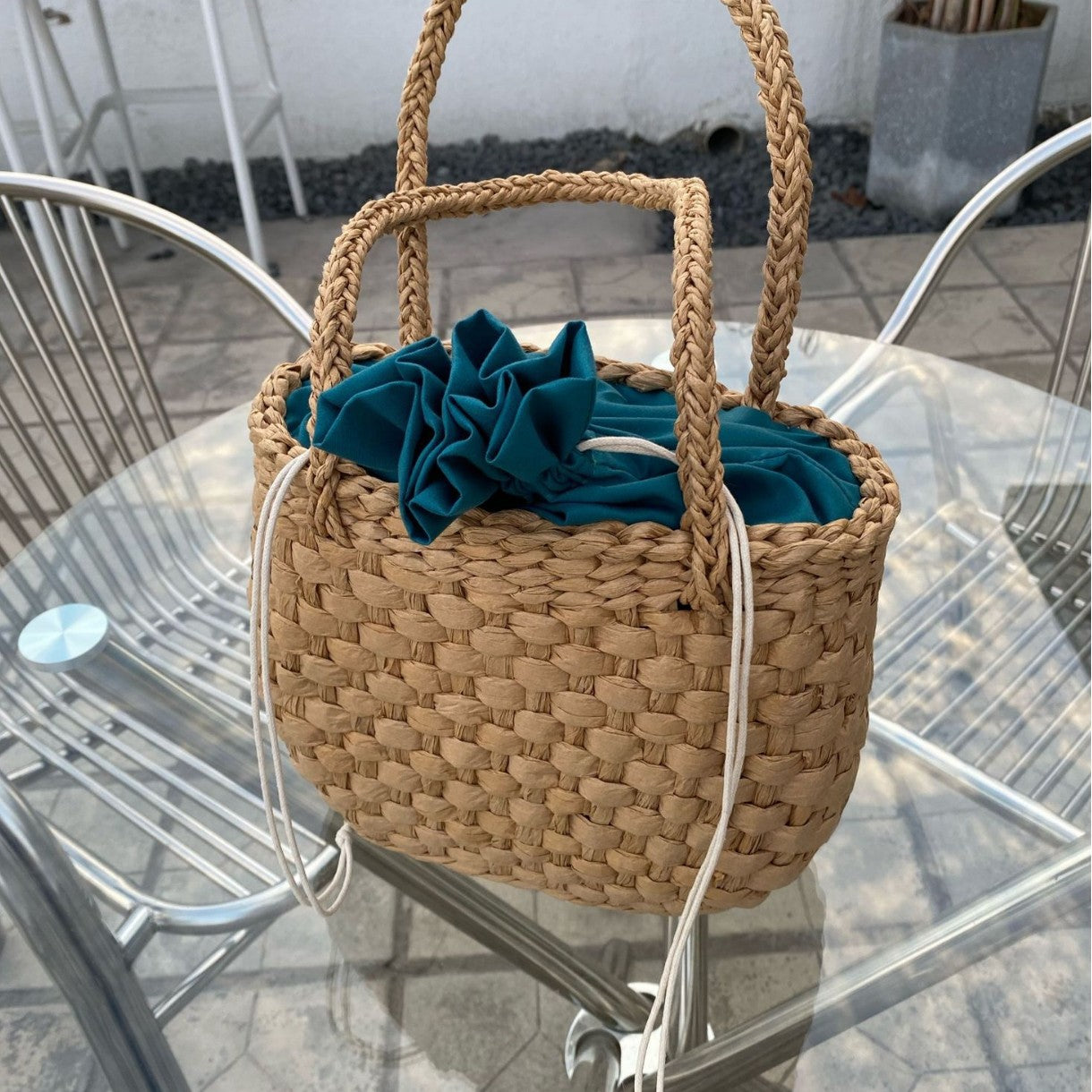 Damen Geflochtene Tasche Karnz
