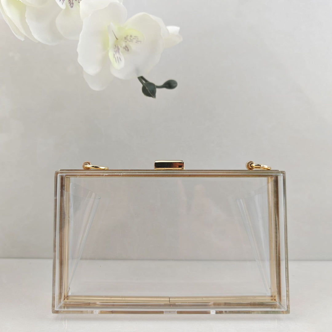 Elegante Acryl Box Clutch
