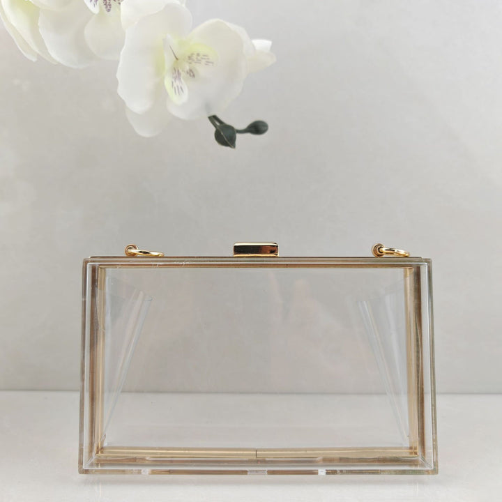 Elegante Acryl Box Clutch