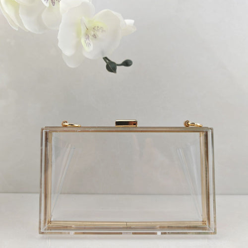 Elegante Acryl Box Clutch