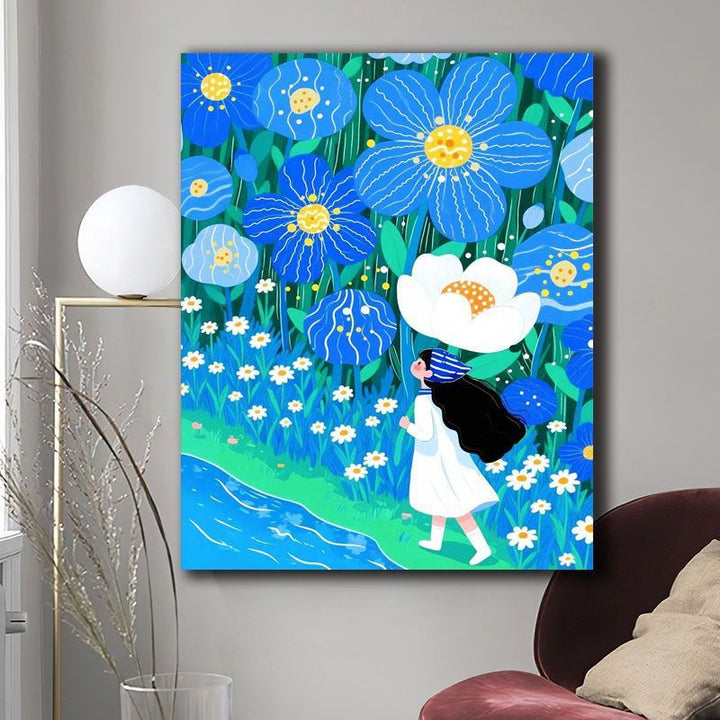 Floral Fantasy Wandkunst Karnz