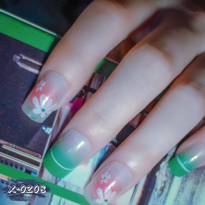 Floral Ombre Nail Art Set