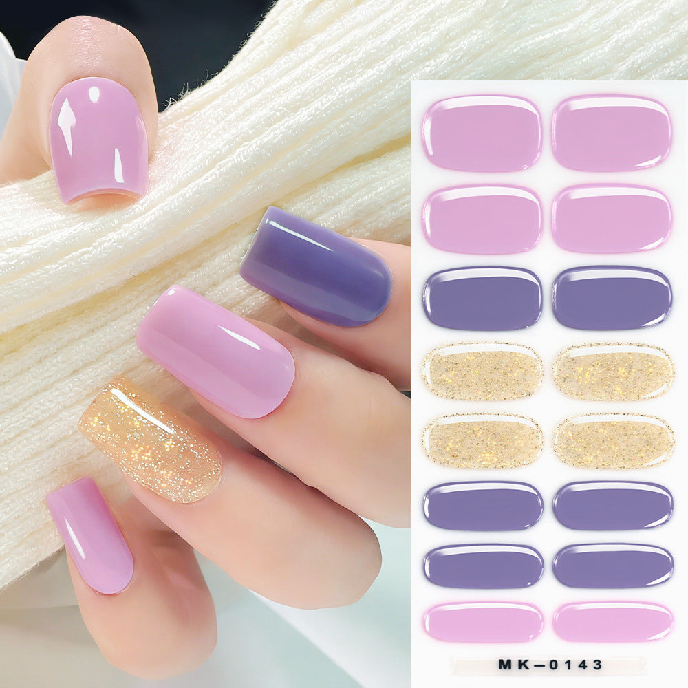 Premium Glänzende Gel-Nagelspitzen Set