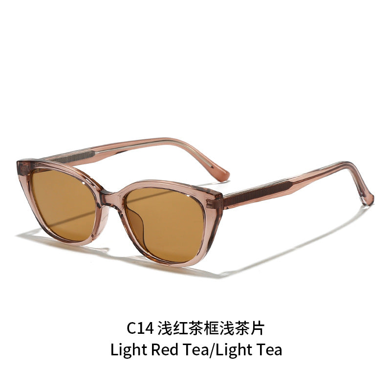 Damen Cat-Eye Sonnenbrille mit UV-Schutz und modischem Rahmen Karnz