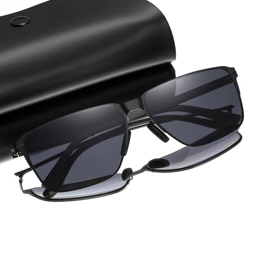 Klassische Übergroße Quadratische Sonnenbrille Karnz