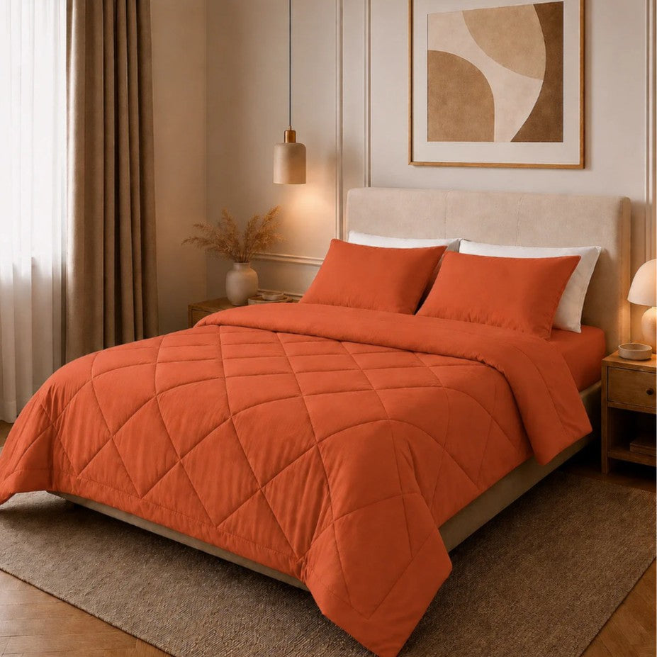 Luxuriöses Steppbett-Set Karnz