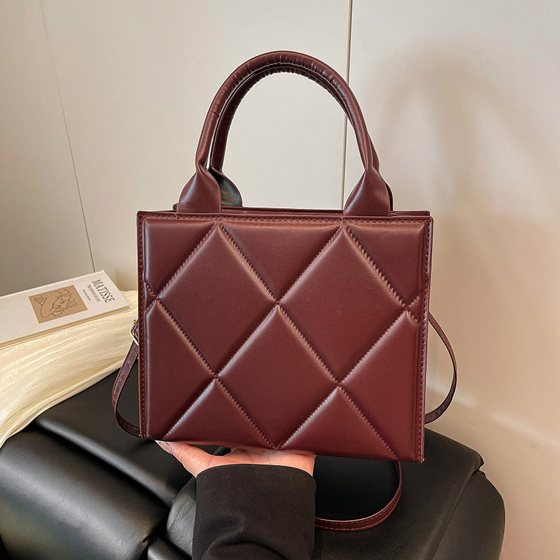 WoQuilted Kunstleder Handtasche Karnz